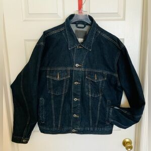 VINTAGE HEAVY WEIGHT DENIM TRUCKER JACKET.